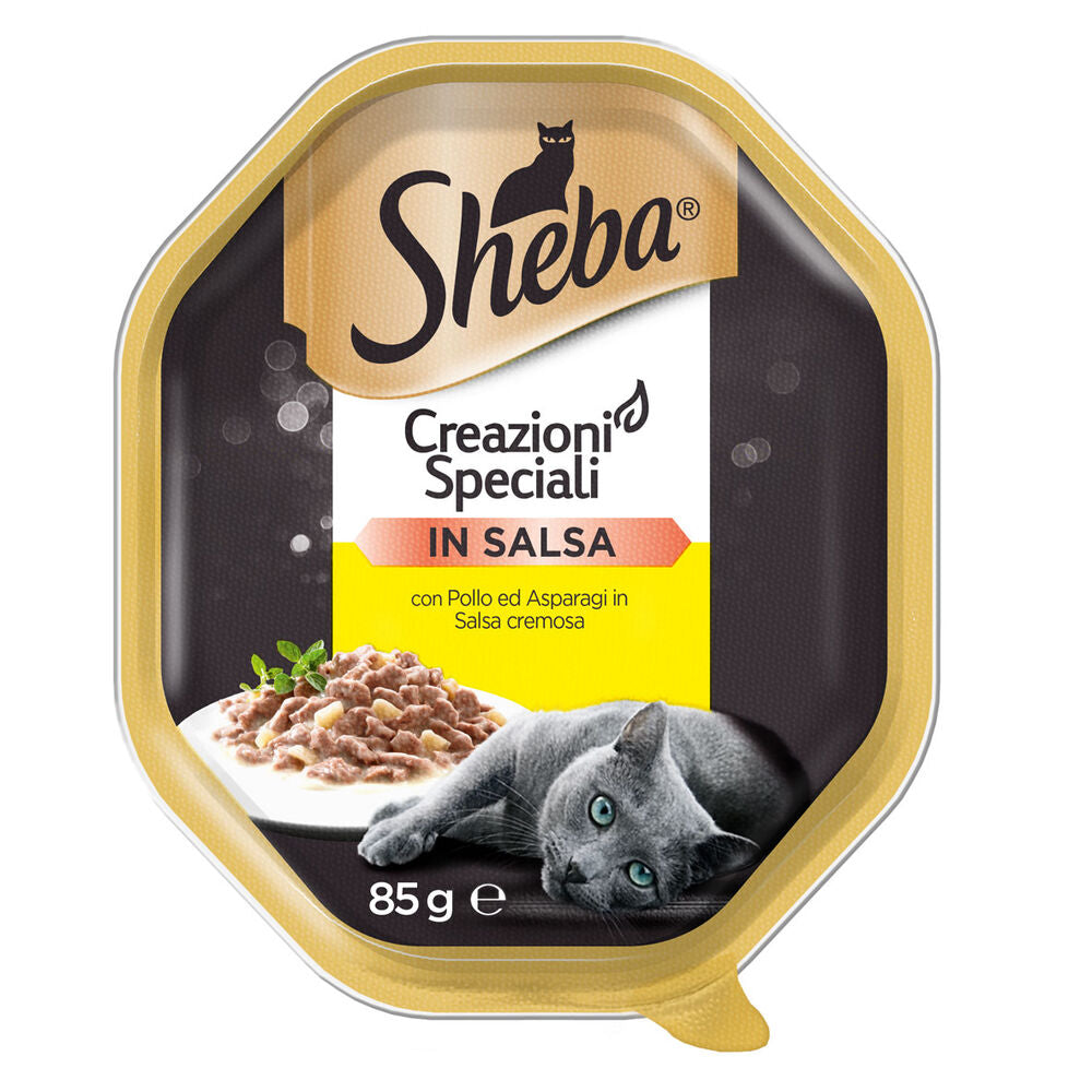 Sheba Creazioni Speciali Pollo e Asparagi 85 Gr Sheba Creazioni Speciali Pollo e Asparagi 85 Gr